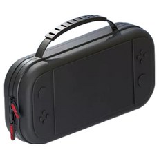 Radion 任天堂 Switch 2 旅行用 便攜式 PU 收納包, 黑色, 1個, RNS2-PU001B