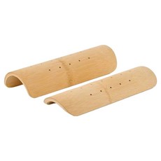 Smile Ggumbi 涼爽按摩頸椎頸枕 竹製U型 + 腰椎枕套組, 單一顏色