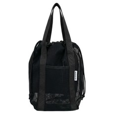 메종드아야 올메쉬 방수 속주머니 목욕 수영 가방, 블랙