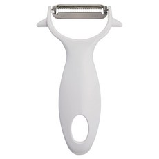 Fulvege 便利廚房切片器 薄片刨刀削皮器, 白色, 1個