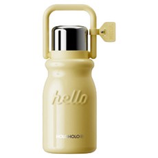 홀로홀로 원터치 밀크 보온보냉병, 1개, 900ml, 옐로우