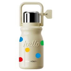 HOlOHOlO 一鍵式牛奶保溫保冷瓶, 1個, 900ml, 圓點