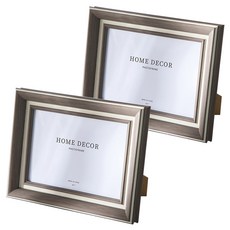 Bom Mir 簡約室內裝飾客廳桌上型相框, 2個, 炭灰色