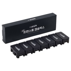 ThreeThingsForFiveHundredKilogram 變形膠囊盒 組裝式藥盒 黑色 FREE, 1個