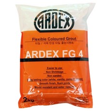 ARDEX FG4 磁磚填縫 DIY施工 高彈性 防水 黑色 2kg, 1個