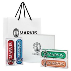 MARVIS 牙膏 127g x 4入組 + 提袋, 1套