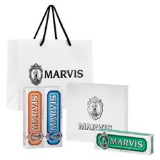 MARVIS 牙膏 127g x 3入組 + 提袋, 1套