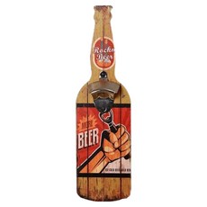 하비비 우리집 홈바 완성 레트로 빈티지 벽걸이 맥주 병따개, 03 골든 드래프트, 1개