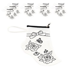 minhwashop 傳統韓式襪製作, 10個, 牡丹圖