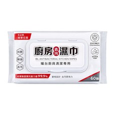 依必朗 簡單任務廚房去污濕巾 葡萄柚 60張, 1個