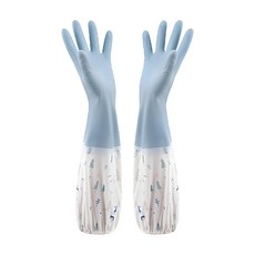 Besthot 加長型萬用清潔手套 無加絨款 M, 藍色, 1套