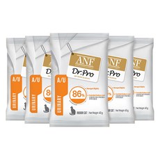 ANF 닥터프로 캣 처방식 사료 샘플, 유리너리, 40g, 5개