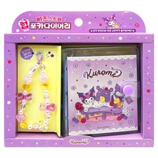 PINK MANGO 三麗鷗串珠掛繩小卡冊, 1個, 酷洛米