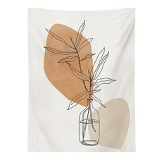 픽노아 태피스트리 플랫 일러스트 패브릭포스터, 디자인 19