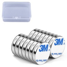 OON 3M 접착식 네오디움 원형 자석 14p 세트, 1세트