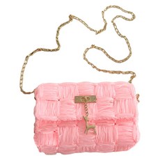 MaDaKkuMi 合作廠商 網格編織 網格針織 包包製作 DIY套組, 4 粉紅色, 1套