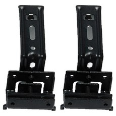 홈드레브 못없이 설치하는 커튼레일 무타공 브라켓, 2개, 블랙