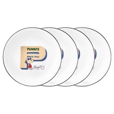 코렐 피너츠 75주년 에디션 앞접시, 혼합색상, 4개