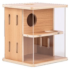 Lanboer 倉鼠雙層垂直躲避屋 FREE, 木質, 1個