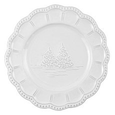 維多利亞聖誕甜點盤 269VITBIA, 白色, 1個