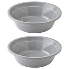 팬톤 CMYK 다용도 세수 대야, 그레이, 2개