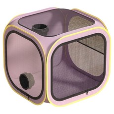NiceK 寵物移動籠 多功能烘乾箱, 1個, 紫色