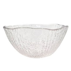 Samho Glass SWIT 樹葉玻璃沙拉碗 中 SH IQ2205-066, 透明, 1個