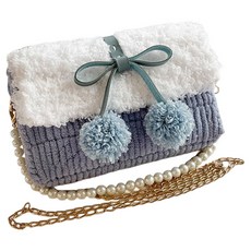 MaDaKkuMi 合作廠商 可愛網格編織日常網狀托特包 DIY套組, 2 藍色, 1套