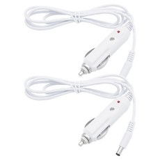 컴스 차량용 Coms 시가 전원 케이블 12V DC 외경 5.5 내경 2.1 1.2m DP070 2p, 1개, 1구