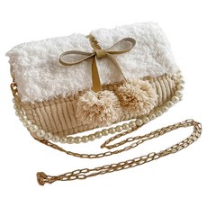 MaDaKkuMi 合作廠商 可愛網格編織日常網狀托特包 DIY套組, 5 米色, 1套