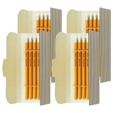 hello moris 菲力格蘭橡皮擦鉛筆組, 單一顏色, 4套