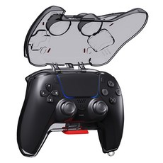 칸탐 PS5 듀얼센스 컨트롤러 보관 케이스, 투명블랙, 1개