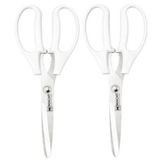 MACHT 優質帕赫曼舒適廚房剪刀, 暖白色, 2個