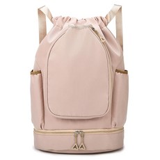 Overcode 戶外運動多功能球拍收納健身包 BRP3023, 米色, 1個