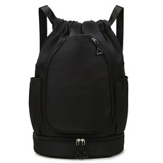 Overcode 戶外運動多功能球拍收納健身包 BRP3023, 黑色, 1個