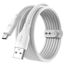 ARTMU Type-A轉Type-C 絲滑高速充電線, 灰色, 1個, 200cm