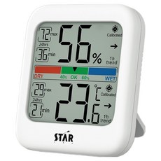 Star 數位溫濕度計, 單一顏色, 1個
