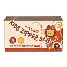 K-MOM 小淘氣加長手提密封袋 Ｍ, 1套, 35個裝