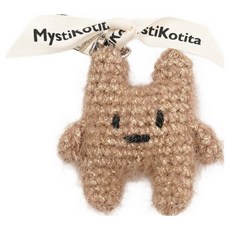 미스티코티타 아모레드라고 슈슈 코바늘인형 뜨개질 패키지 DIY 미니쿠키링 만들기, 베이지, 294, 1개