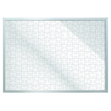 VillaDeHouse 頂級鋁製500片霧面拼圖框, 03 銀色, 1個