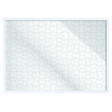 VillaDeHouse 頂級鋁製500片霧面拼圖框, 01 白色, 1個