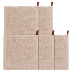 AKEIBY 蓬鬆柔軟掛環抹布巾, 5個, 單一顏色