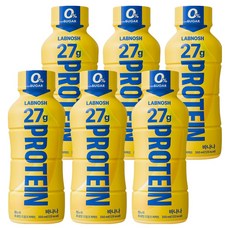 랩노쉬 프로틴 드링크 퍼펙트 바나나, 6개, 350ml