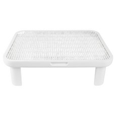 EGUEGU 貓用Loop Step貓砂踏板, 白色, 1個