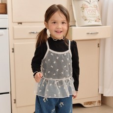 kikimora 兒童透視吊帶背心上衣