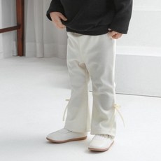 BEBENINE 純淨蝴蝶結喇叭褲