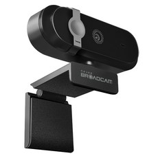 나비 브로드캠 FHD 200만 화소 웹캠, 블랙, NV98-HD110S-V2