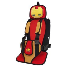 카이프 마블 헤드쿠션 휴대용 주니어 카시트, 아이언맨