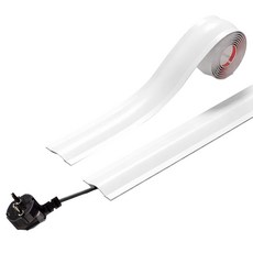 엔더 잘붙는 전선정리 고정 몰딩, 화이트, 1개