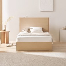 레이디가구 머무름 호텔형 침대 프레임 단품 방문설치, 내추럴